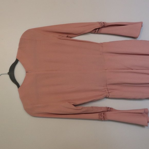 Rosy Blush Bell Sleeve Romper | 020 - Picture 5 of 6